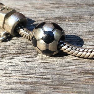 Pandora soccer ball charm